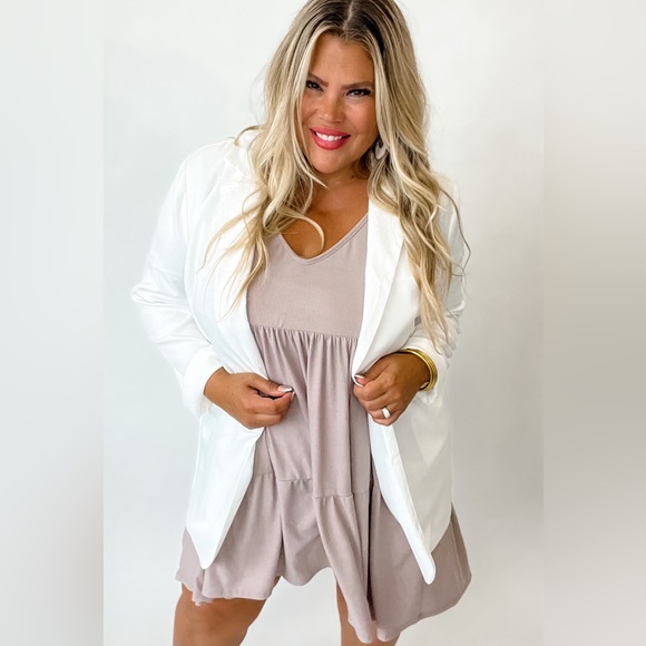 Blakeley Jackets & Blazers - White Clara Blazer